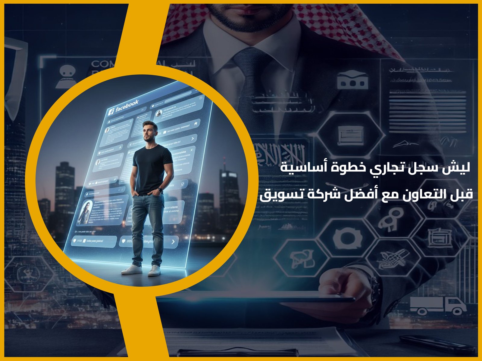 ليش سجل تجاري خطوة أساسية قبل تتعاون مع أفضل شركة تسويق إلكتروني؟