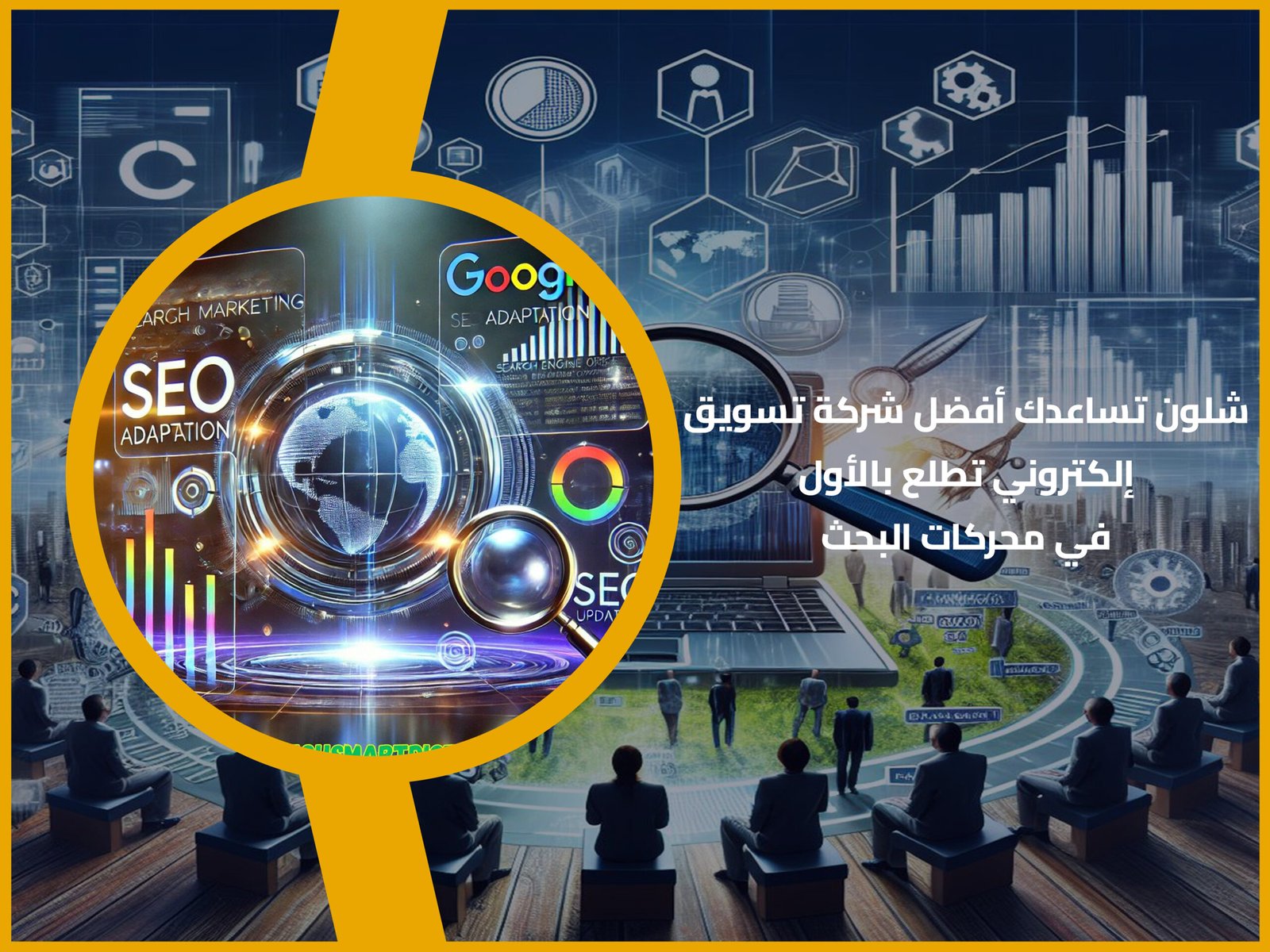 شلون تساعدك أفضل شركة تسويق إلكتروني تطلع بالأول في محركات البحث؟